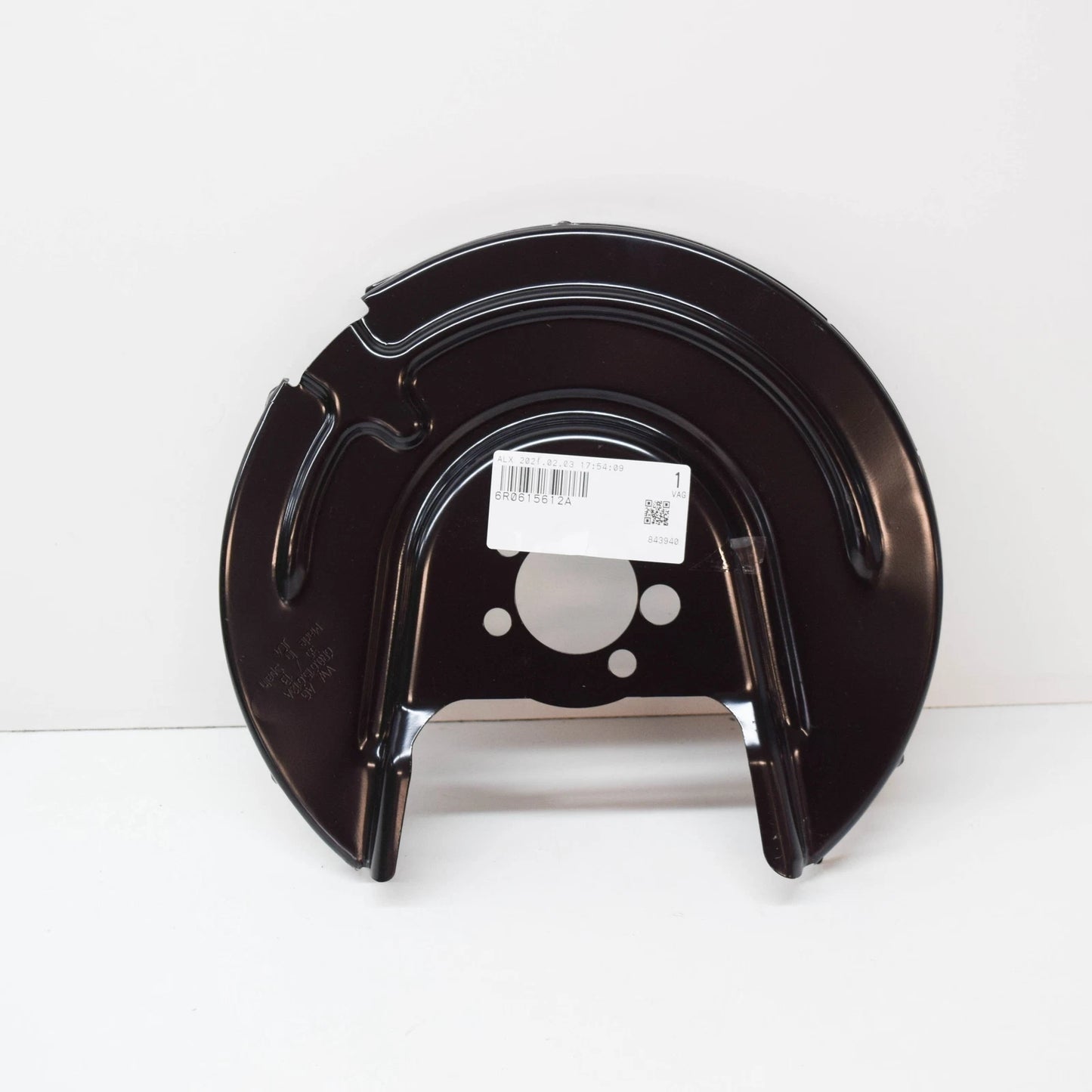 NEW AUDI A1 8X REAR RIGHT BRAKE DISC SPLASH PLATE 6R0615612A ORIGINAL