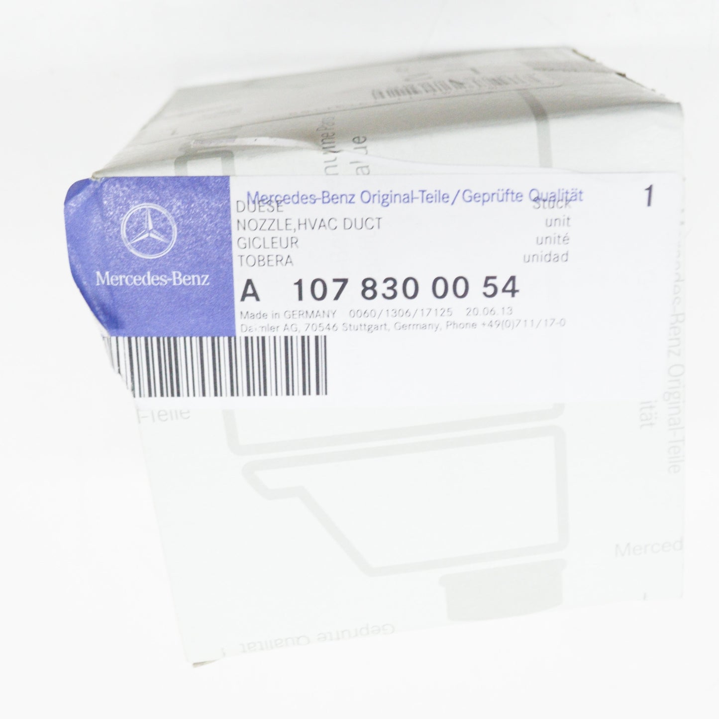 NEW MERCEDES-BENZ SL COUPE C107 AIR VENT NOZZLE A1078300054 ORIGINAL