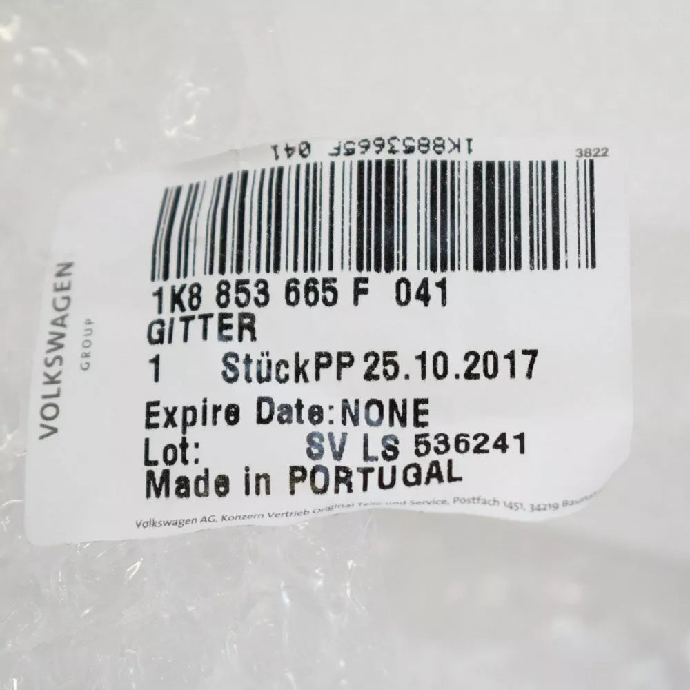 NEW VOLKSWAGEN SCIROCCO FRONT LEFT GRILLE 1K8853665F 041 ORIGINAL