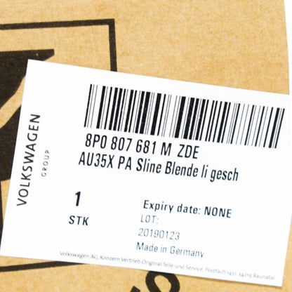 NEW AUDI A3 8P FRONT LEFT FOG LIGHT GRILLE 8P0807681MZDE 8P0807681M ZDE