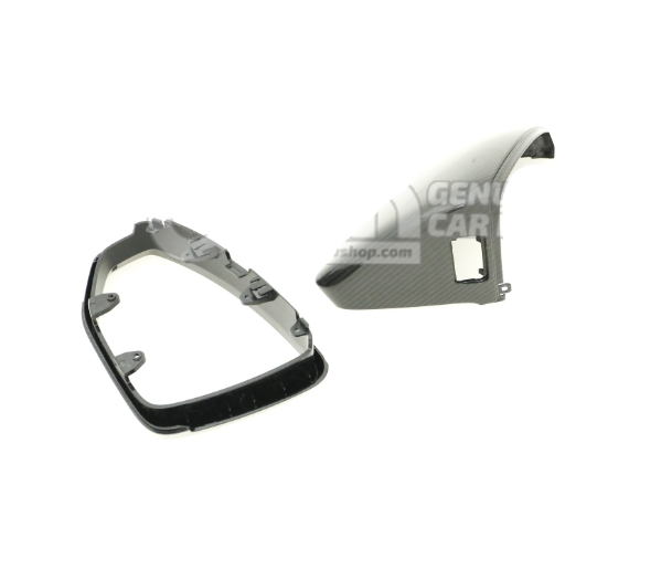 new audi e-tron gt right exterior mirror carbon housing rhd 4k2857508a original