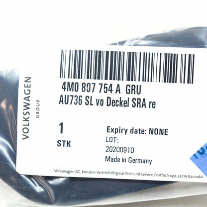 NEW AUDI Q7 4M FRONT RIGHT HEADLIGHT WASHER COVER CAP 4M0807754AGRU ORIGINAL