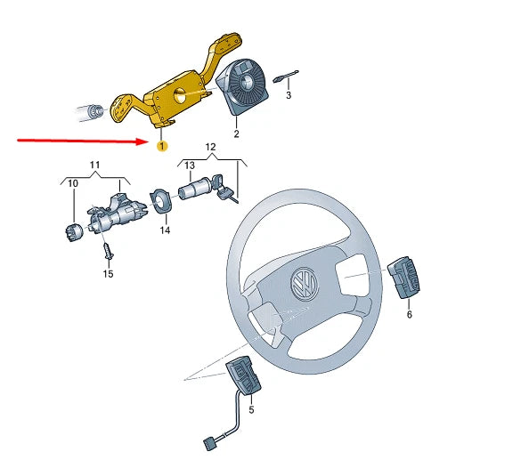 NEW VW TRANSPORTER T5 CRUISE CONTROL SYSTEM RETROFIT KIT LHD 7E0998527A