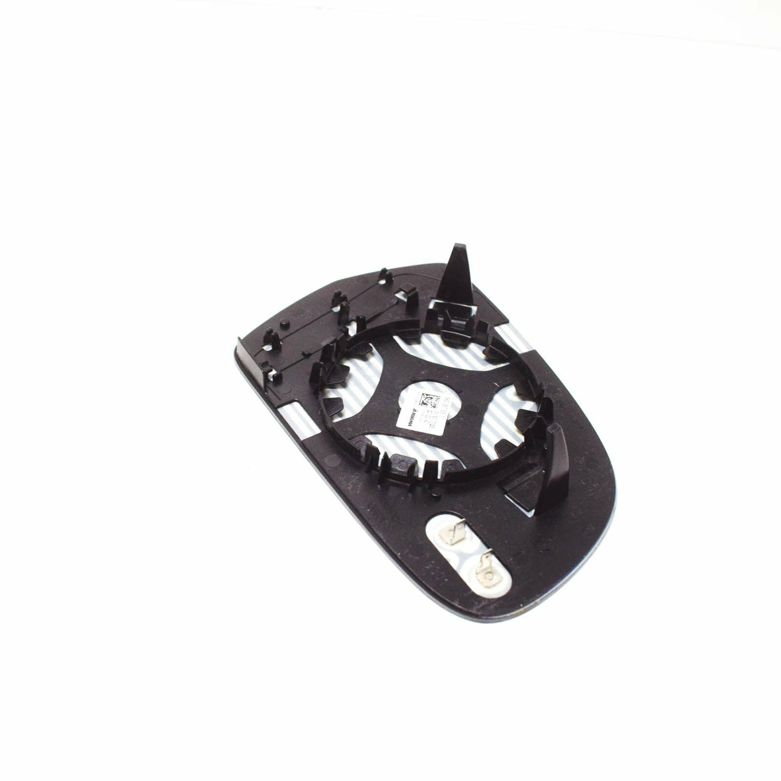 NEW AUDI A4 B8 FRONT LEFT MIRROR GLASS W/PLATE 8K0857535D ORIGINAL