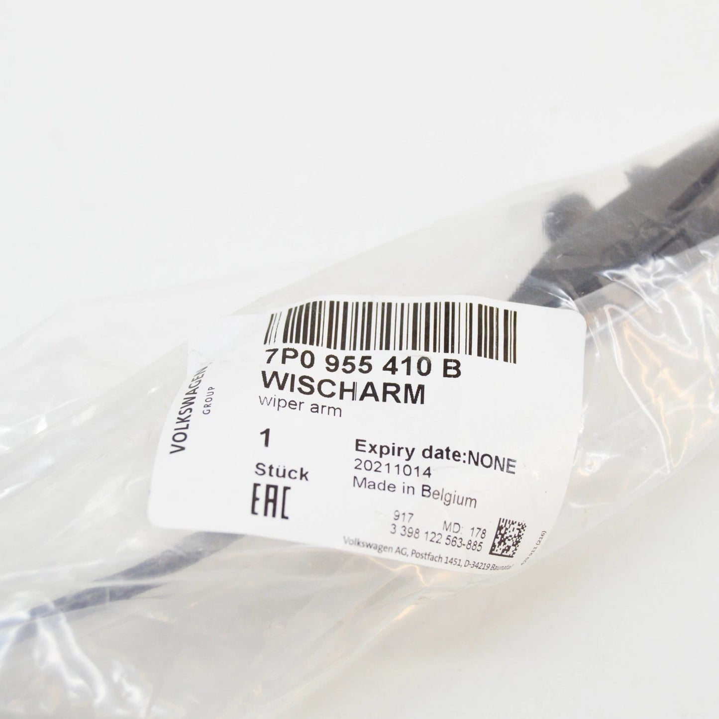 NEW VW TOUAREG 7P FRONT RIGHT WINDSHIELD WIPER ARM LHD 7P0955410B