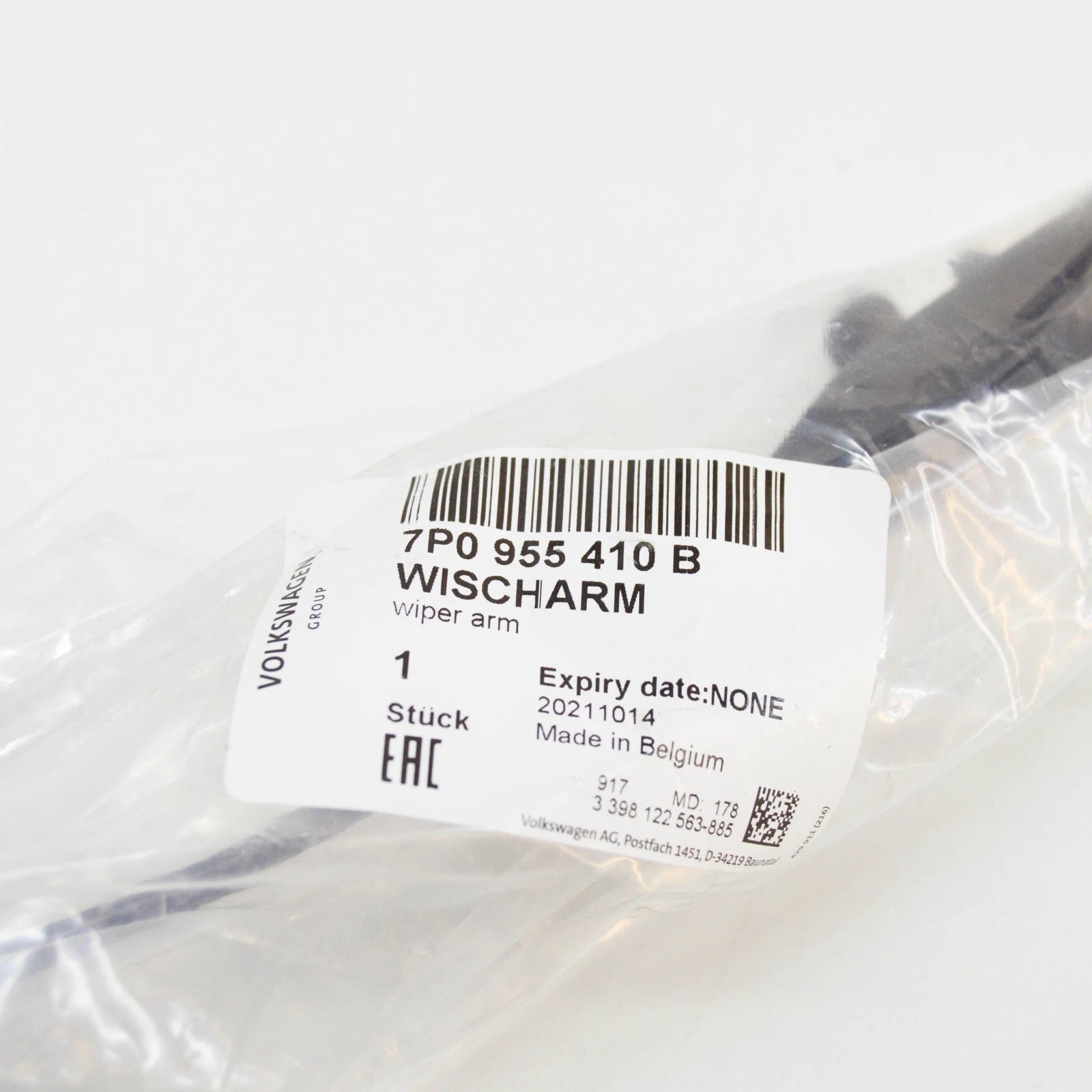 NEW VW TOUAREG 7P FRONT RIGHT WINDSHIELD WIPER ARM LHD 7P0955410B