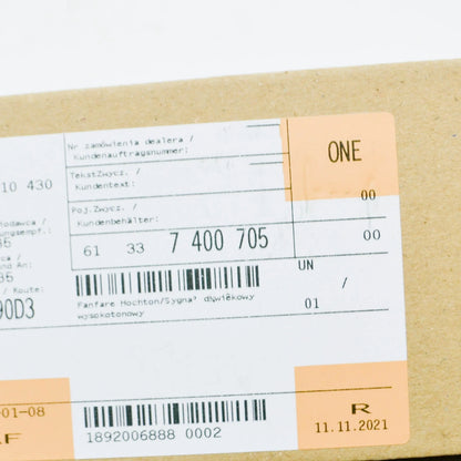 NEW BMW 2 COUPE F22 HIGH PITCH HORN SIGNAL 61337400705 7400705 ORIGINAL