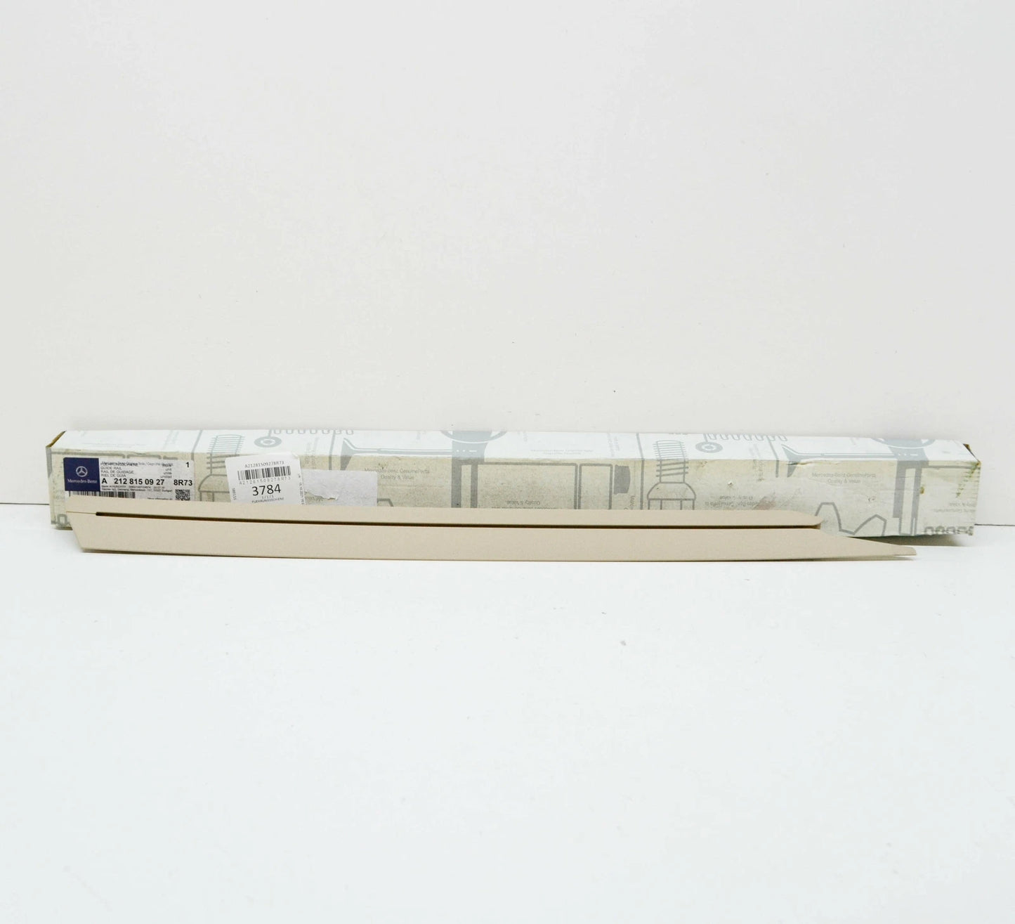 NEW MB E W212 REAR LEFT DOOR BLIND GUIDE RAIL TRIM A21281509278R73 ORIGINAL