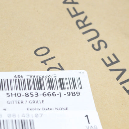 NEW VOLKSWAGEN GOLF MK8 CD1 FRONT BUMPER RIGHT GRILLE 5H0853666J9B9 GENYUNE