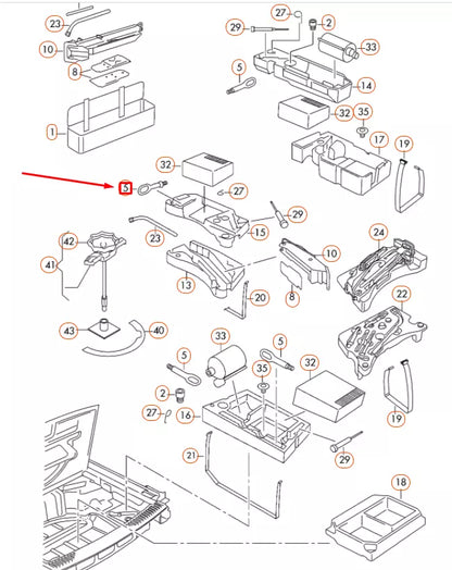 NEW VOLKSWAGEN TOUAREG 7P TOW HITCH 7P0805783