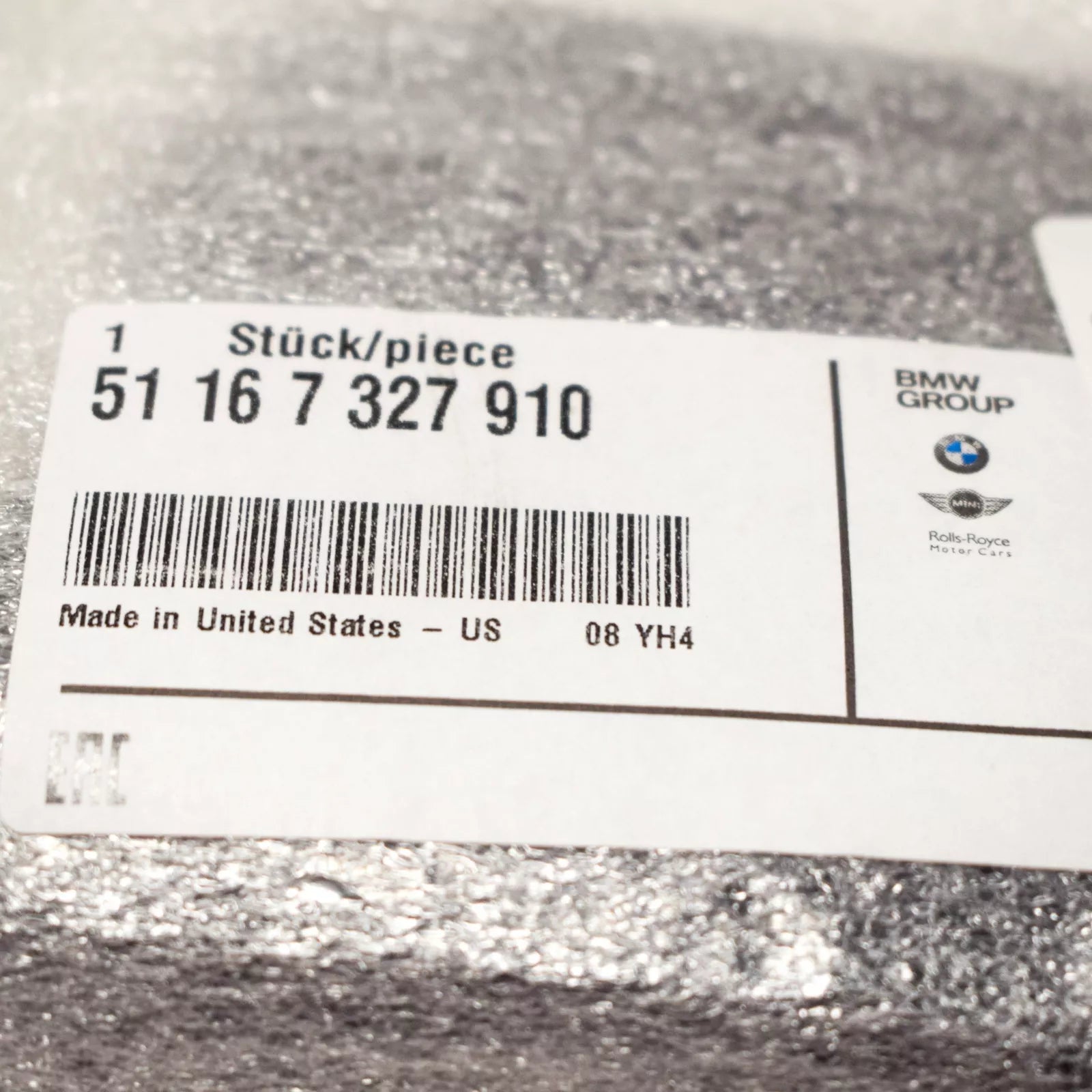 NEW BMW X5 F85 RIGHT WING MIRROR LOWER COVER 51167327910 7327910 2015 ORIGINAL