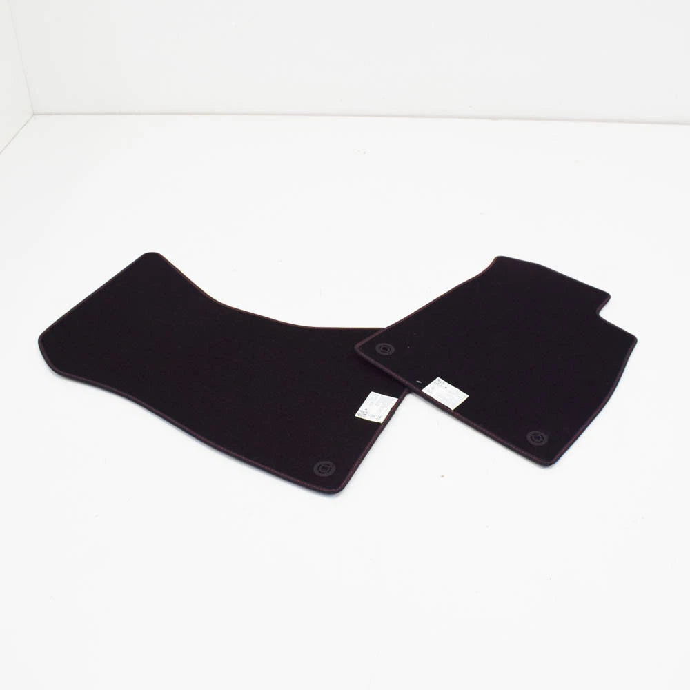 NEW AUDI A4 AVANT B9 VELOUR BLACK FRONT FLOOR MAT SET 8W1863691BBMU LHD