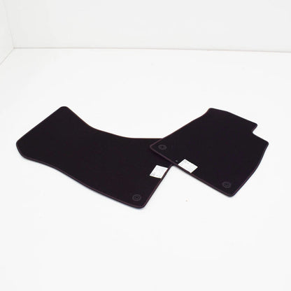 NEW AUDI A4 AVANT B9 VELOUR BLACK FRONT FLOOR MAT SET 8W1863691BBMU LHD