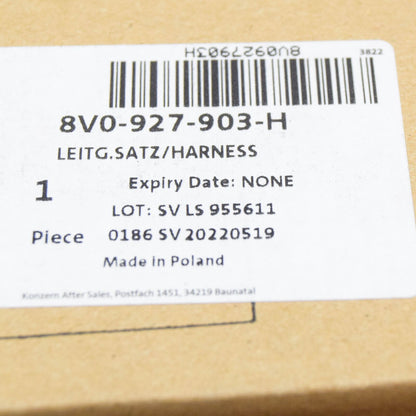 NEW AUDI A3 8V FRONT RIGHT SPEED SENSOR WIRING HARNESS 8V0927903H ORIGINAL