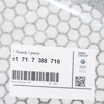 NEW BMW 5 G30 COWL PANEL COVER 51717388716 2016 ORIGINAL