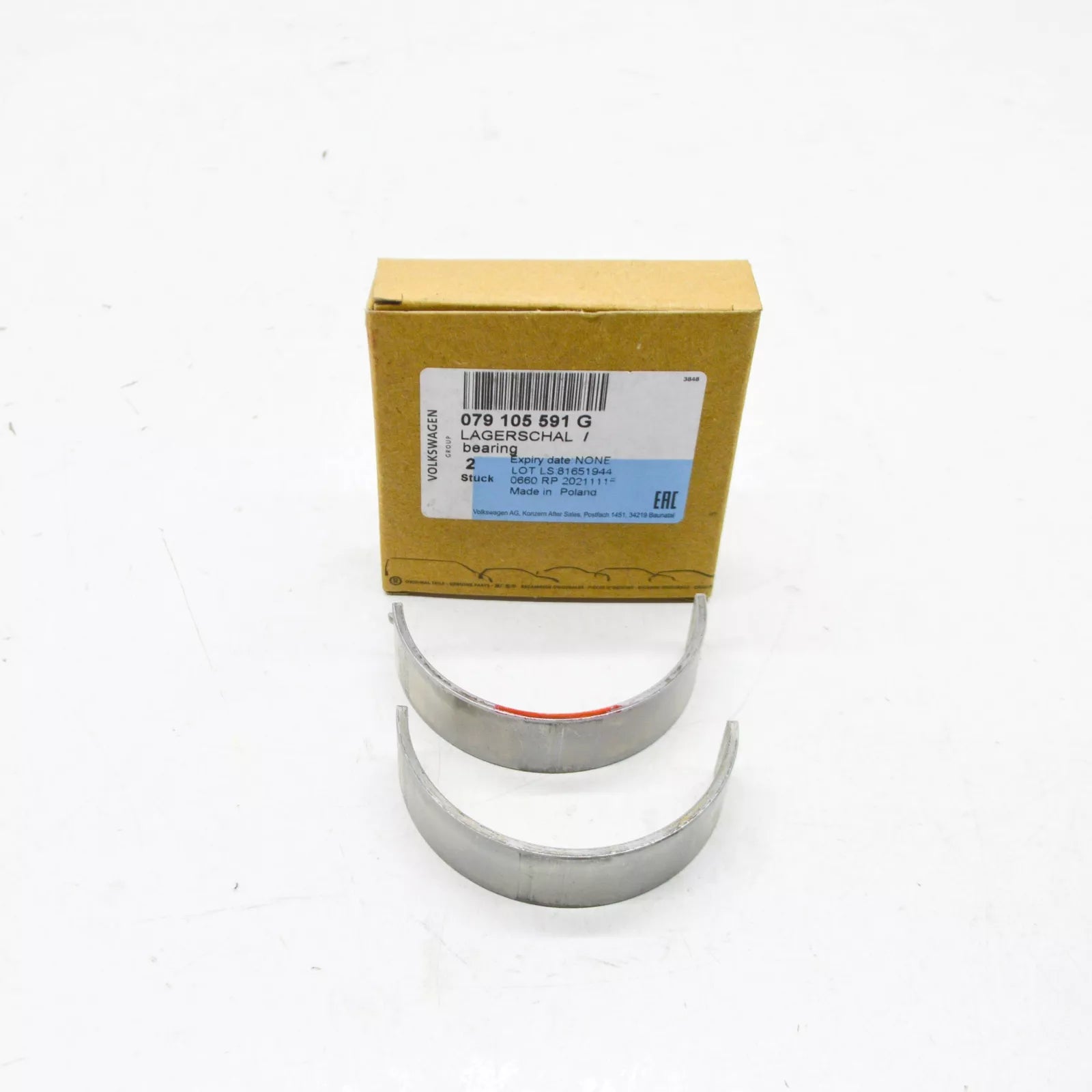 NEW AUDI Q7 4L LOWER ENGINE CRANKSHAFT BEARING 079105591G ORIGINAL