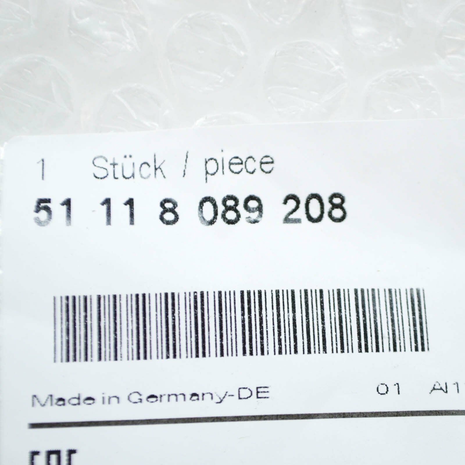 new bmw 3 g20 g21 m front right grille trim with pdc 51118089208 original