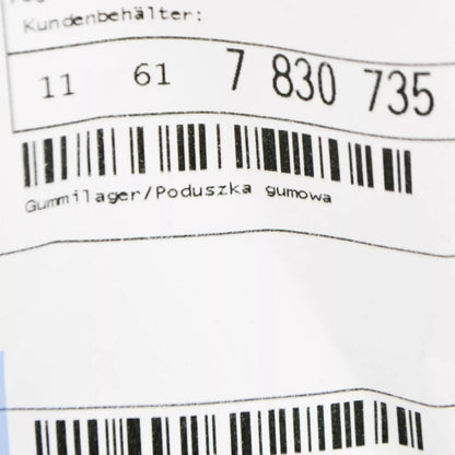 NEW BMW Z4 ROADSTER E85 INTAKE RUBBER MOUNTING 7830735 11617830735 ORIGINAL