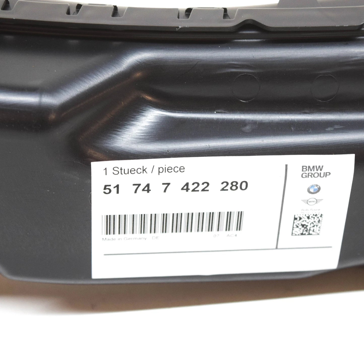 NEW BMW 3 G20 G21 FRONT RIGHT WHEELHOUSING BRAKE AIR DUCT 51747422280 ORIGINAL