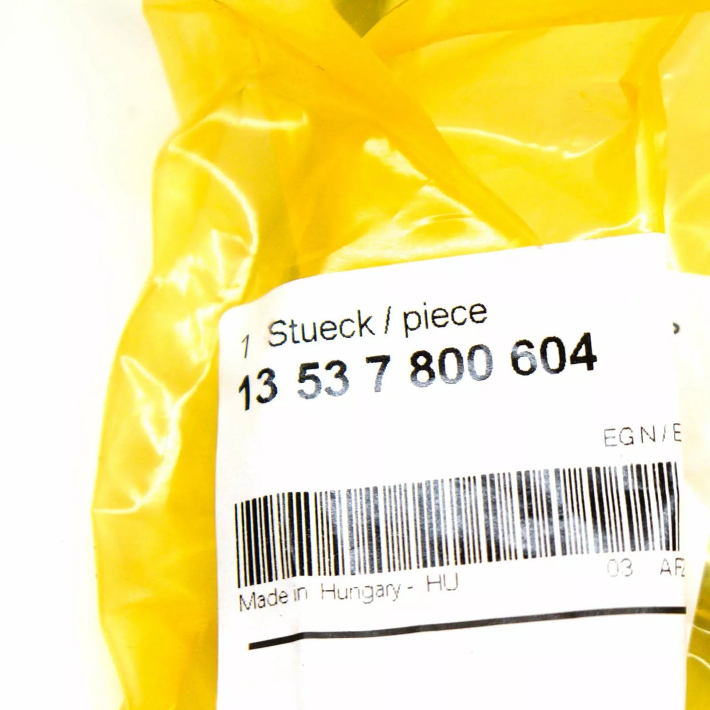 NEW BMW 3 E90 PRESSURE HOSE ASSEMBLY 13537800604 7800604