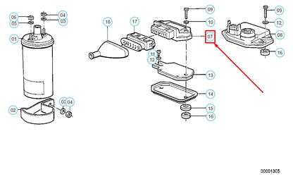 NEW BMW 5 E28 IGNITION CONTROL MODULE 12141266702 ORIGINAL