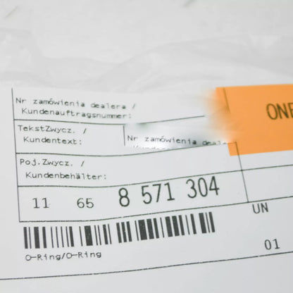 NEW BMW 5 F10 INTAKE MANIFOLD O-RING GASKET 11658571304 ORIGINAL