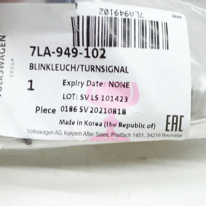 NEW VW MULTIVAN T6 FRONT RIGHT SIDE PANEL TURN SIGNAL 7LA949102 ORIGINAL
