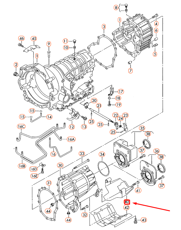 NEW AUDI A4 B7 GEARBOX GUARD PLATE 4E0301325A ORIGINAL