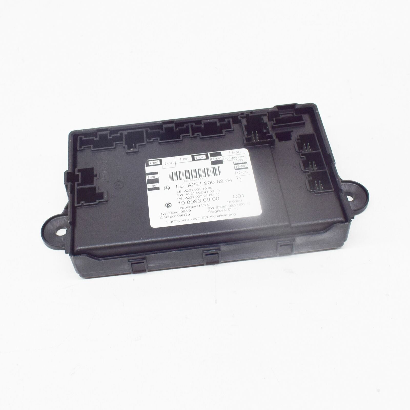 NEW MERCEDES-BENZ S-CLASS W221 FRONT LEFT DOOR CONTROL UNIT A2219006204 ORIGINAL