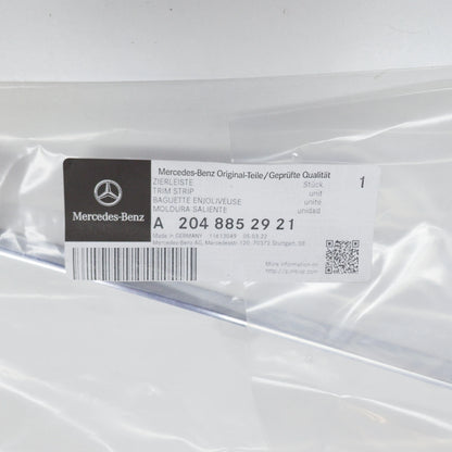 NEW MB C W204 REAR BUMPER LEFT SIDE MOULDING A2048852921 ORIGINAL