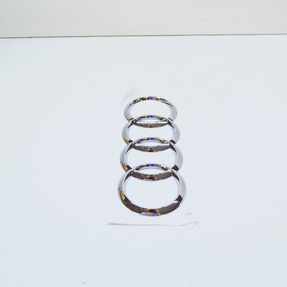 NEW AUDI A3 8V REAR TRUNK EMBLEM BADGE CHROME RINGS 8V4853742 2ZZ