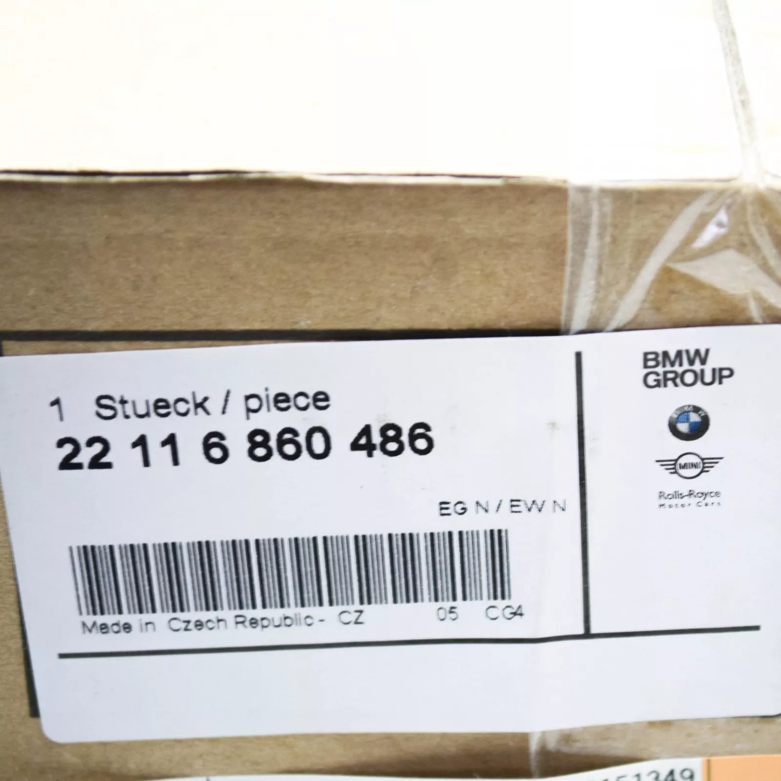 NEW BMW 5 G30 RIGHT SIDE ENGINE MOUNT 22116860486 ORIGINAL