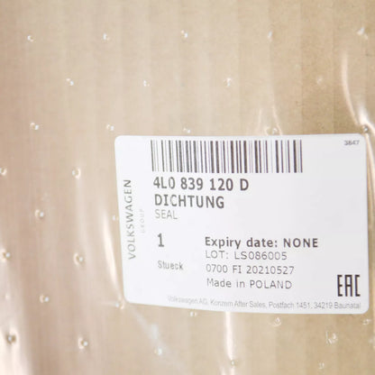 NEW AUDI Q7 4L REAR RIGHT DOOR SEALING RUBBER ON BODY 4L0839120D