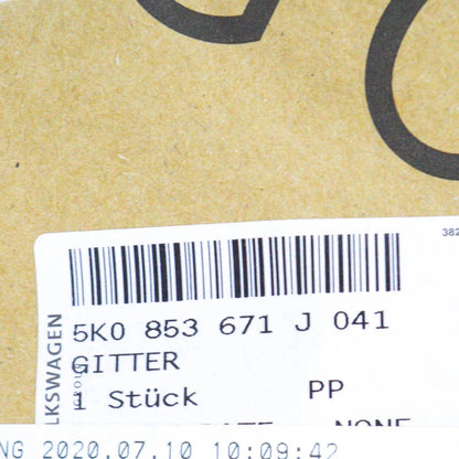 NEW VW GOLF MK7 FRONT BUMPER LOWER GRILLE 5K0853671J041 ORIGINAL