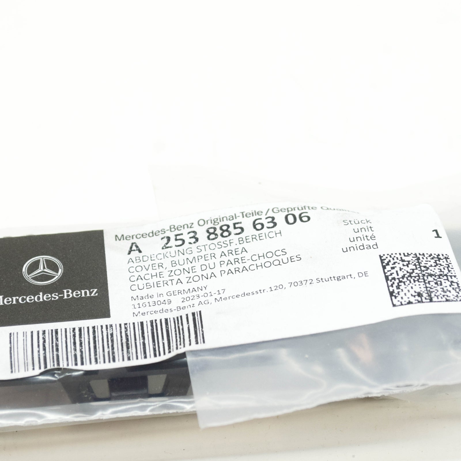 NEW MERCEDES-BENZ GLC C253 FRONT LEFT BUMPER COVER AREA A2538856306 ORIGINAL