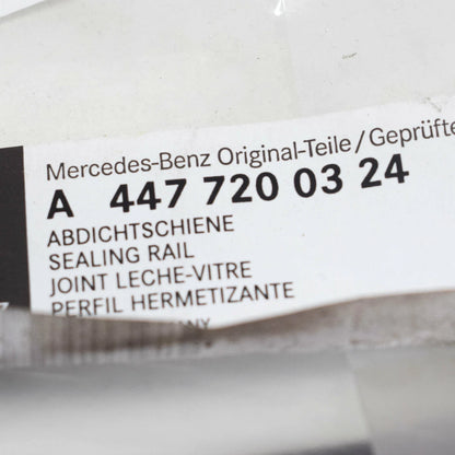 NEW MB VITO W447 FRONT LEFT DOOR WINDOW OUTER SEALING RAIL A4477200324 ORIGINAL