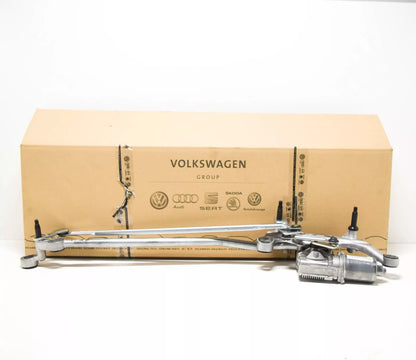 NEW AUDI Q7 4L FRONT WINDSCREEN LINKAGE W/MOTOR LHD 4L1955023F ORIGINAL