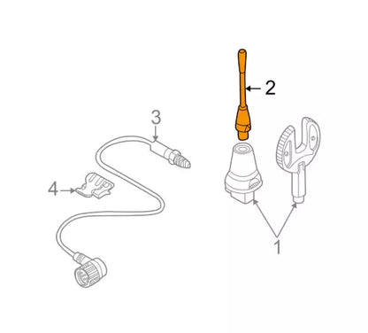 NEW BMW 5 E39 TOURING SINGLEBAND ROOF ANTENNA 84538376331 8376331 ORIGINAL