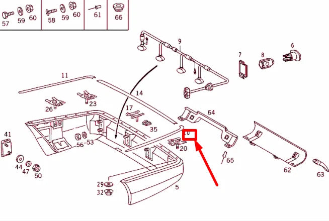 NEW MB S W140 REAR BUMPER PANELLING LEFT FENDER SKIRT A1408851174 ORIGINAL