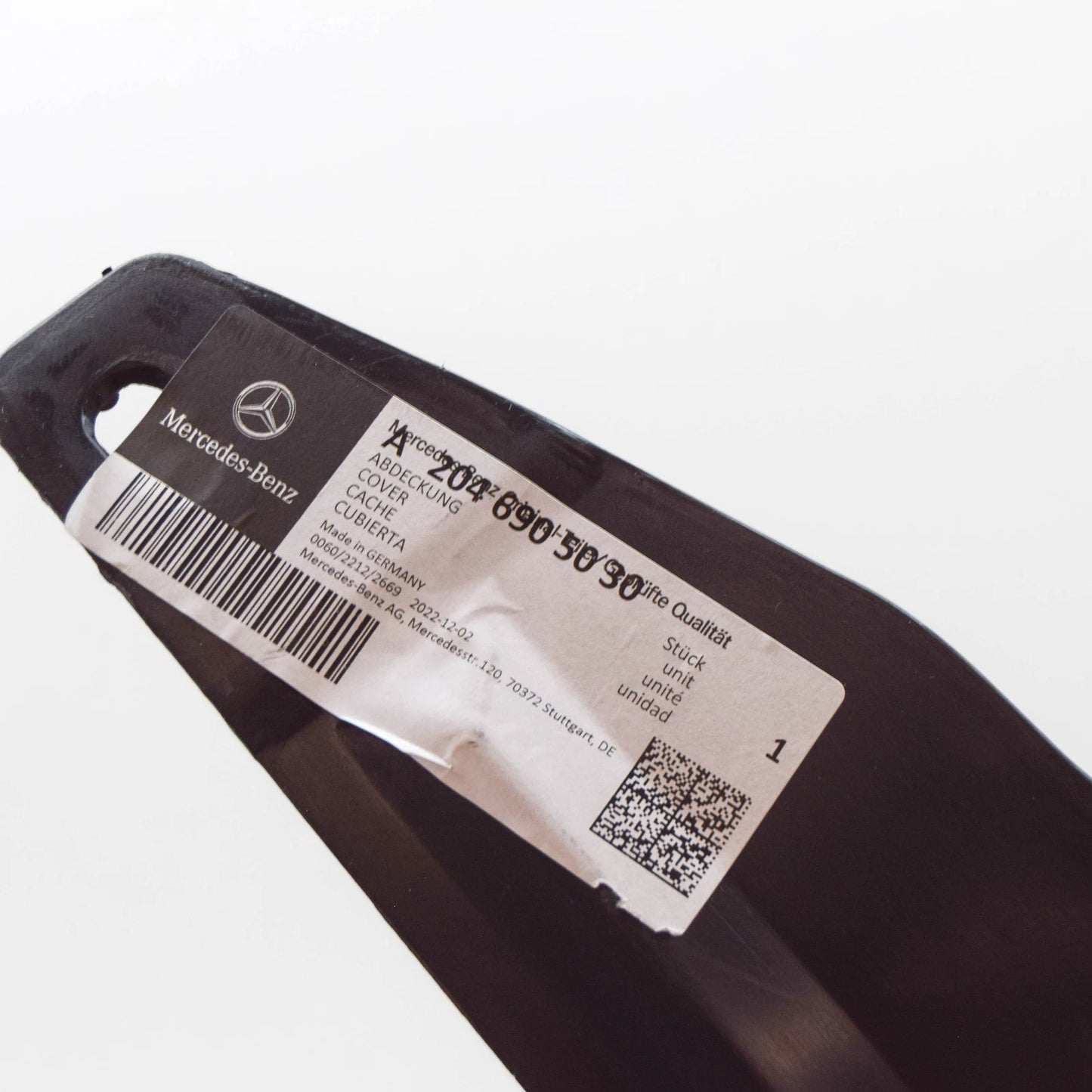 NEW MB C W204 FRONT RIGHT WHEELHOUSE COVER REAR PART A2046905030 ORIGINAL