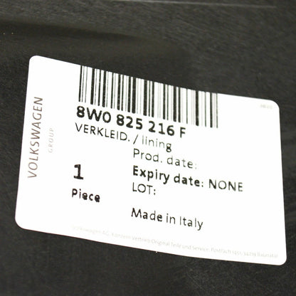 NEW AUDI A4 ALLROAD B9 RIGHT SIDE UNDERBODY COVER 8W0825216F ORIGINAL