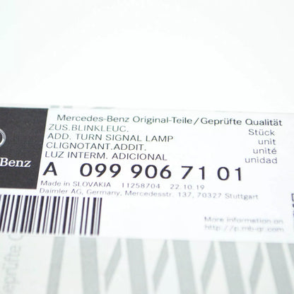 NEW MB C-CLASS W205 LEFT WING MIRROR TURN INDICATOR A0999067101 2016