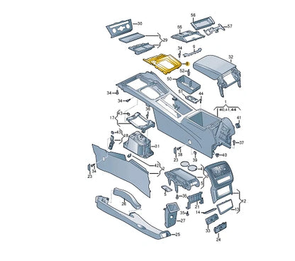NEW VW PASSAT B8 GEAR SHIFTING LEVEL PLASTIC TRIM LHD 3G1864263DYI2 ORIGINAL