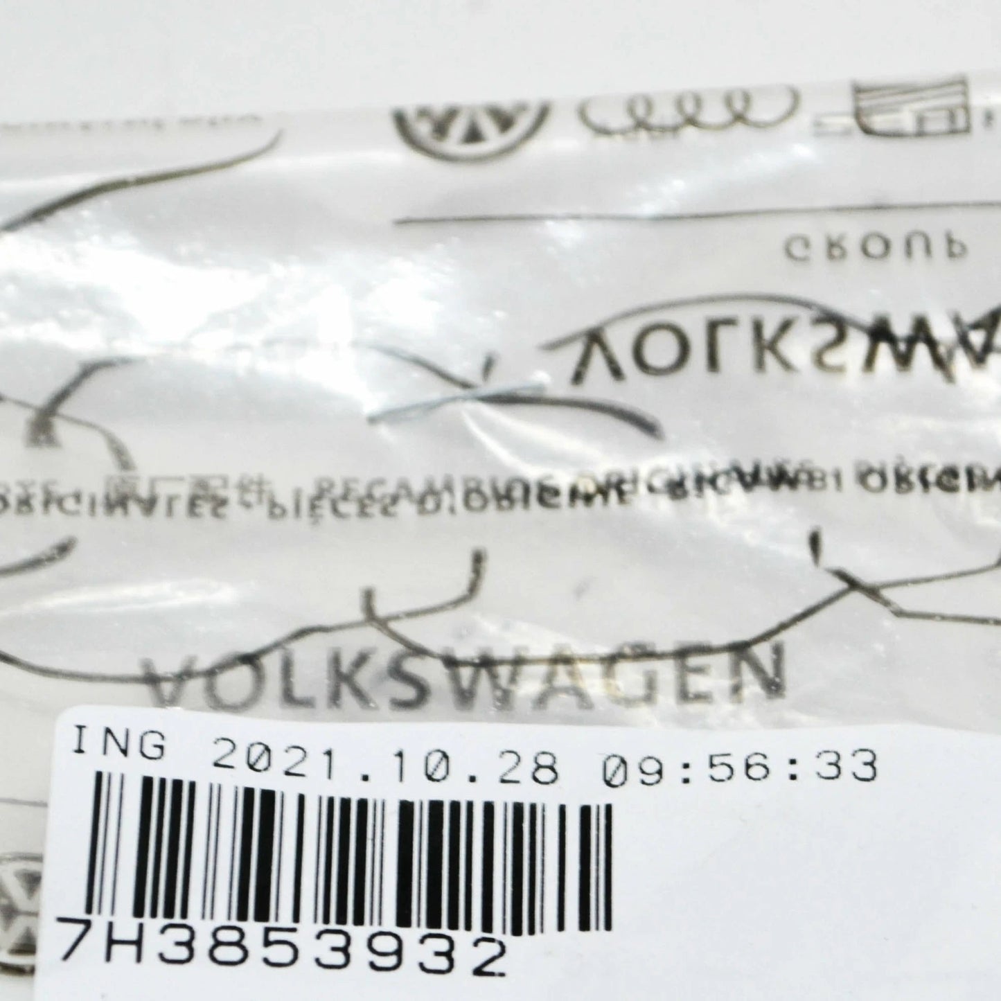 NEW VW TRANSPORTER VI T6 RIGHT REAR PROTECTIVE FILM FOIL 7H3853932 ORIGINAL