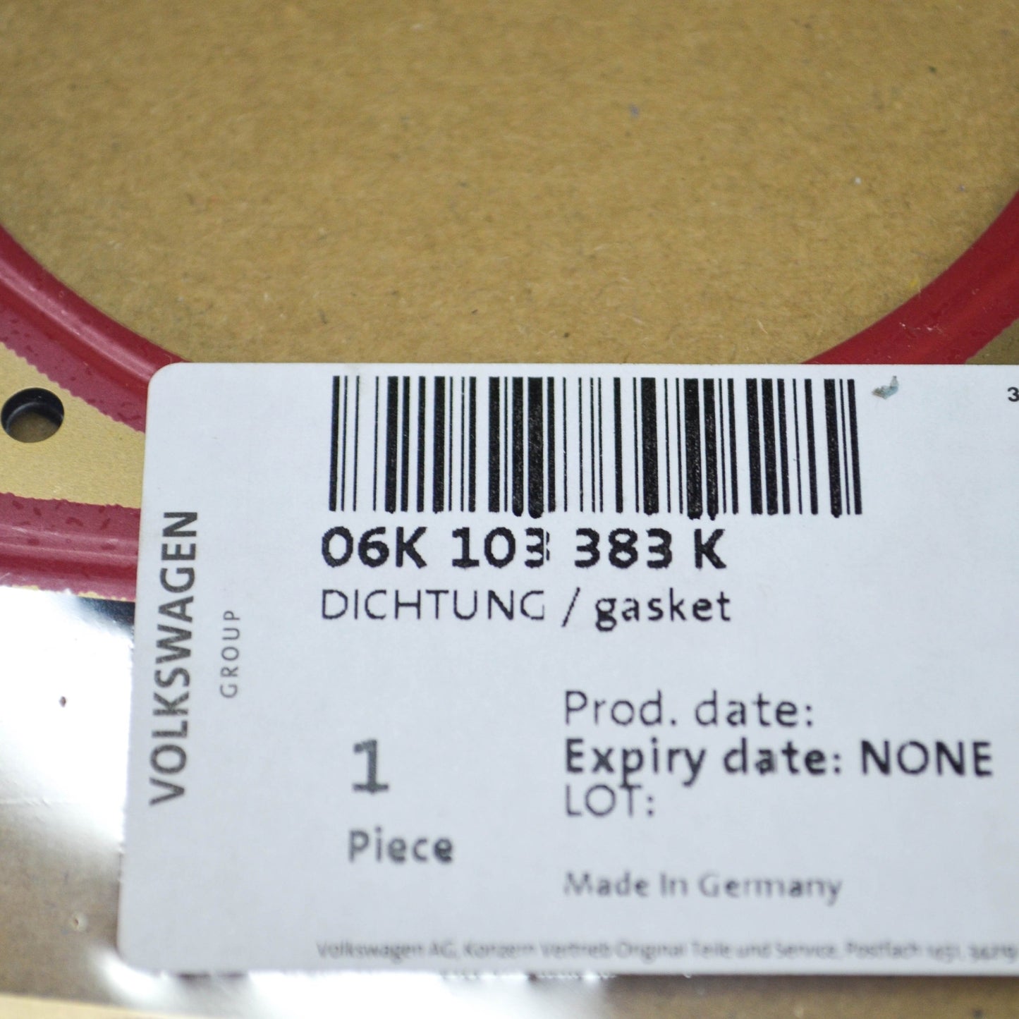 NEW AUDI A3 8V CYLINDER HEAD GASKET 06K103383K ORIGINAL