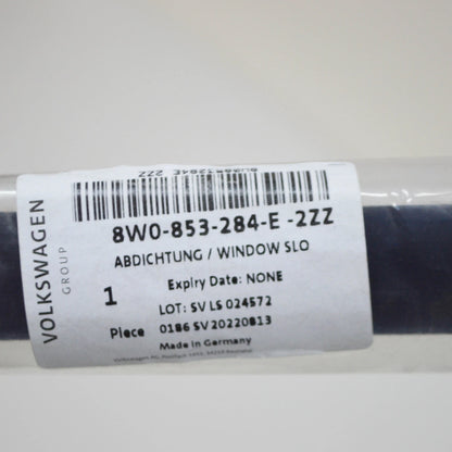 NEW AUDI A4 B9 FRONT RIGHT DOOR WINDOW BELT MOLDING 8W0853284E2ZZ ORIGINAL