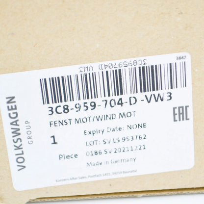 NEW VW CC REAR RIGHT DOOR WINDOW CONTROL MOTOR 3C8959704DVW3 ORIGINAL
