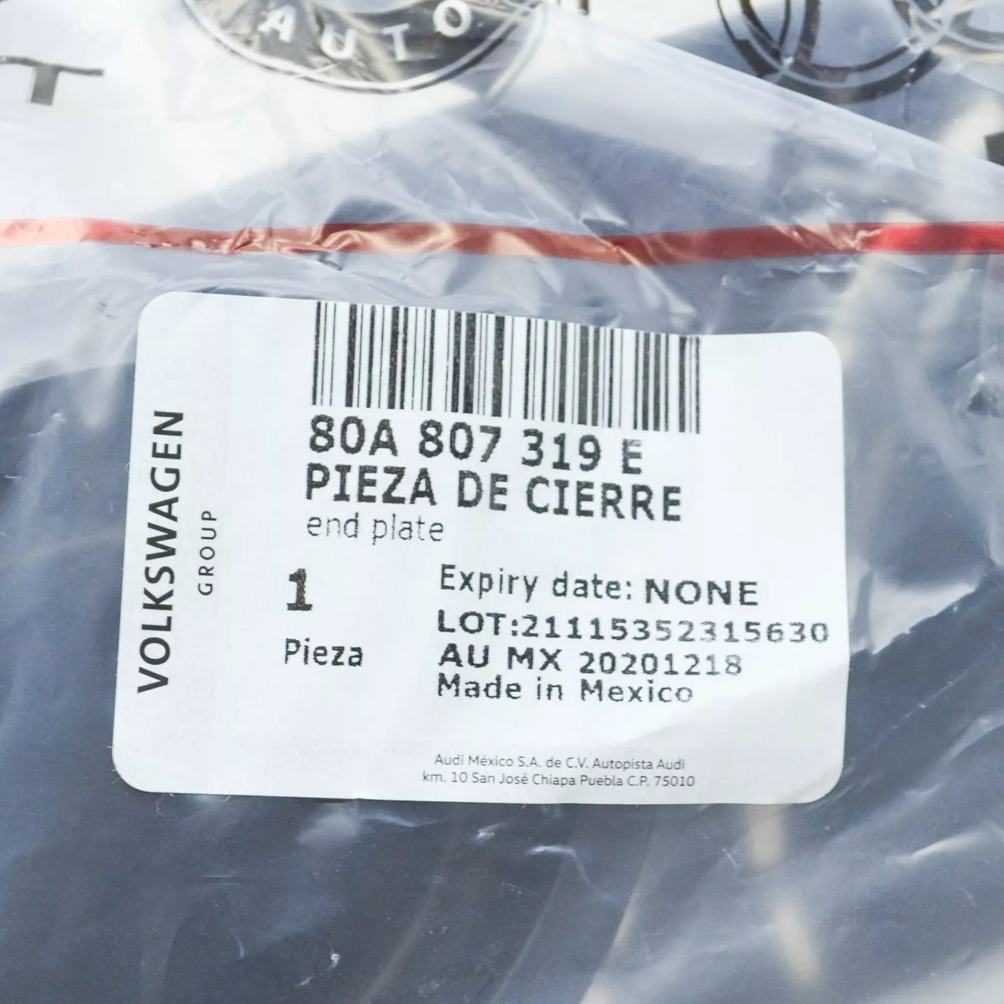 NEW AUDI Q5 80A REAR BUMPER LEFT END PLATE 80A807319E