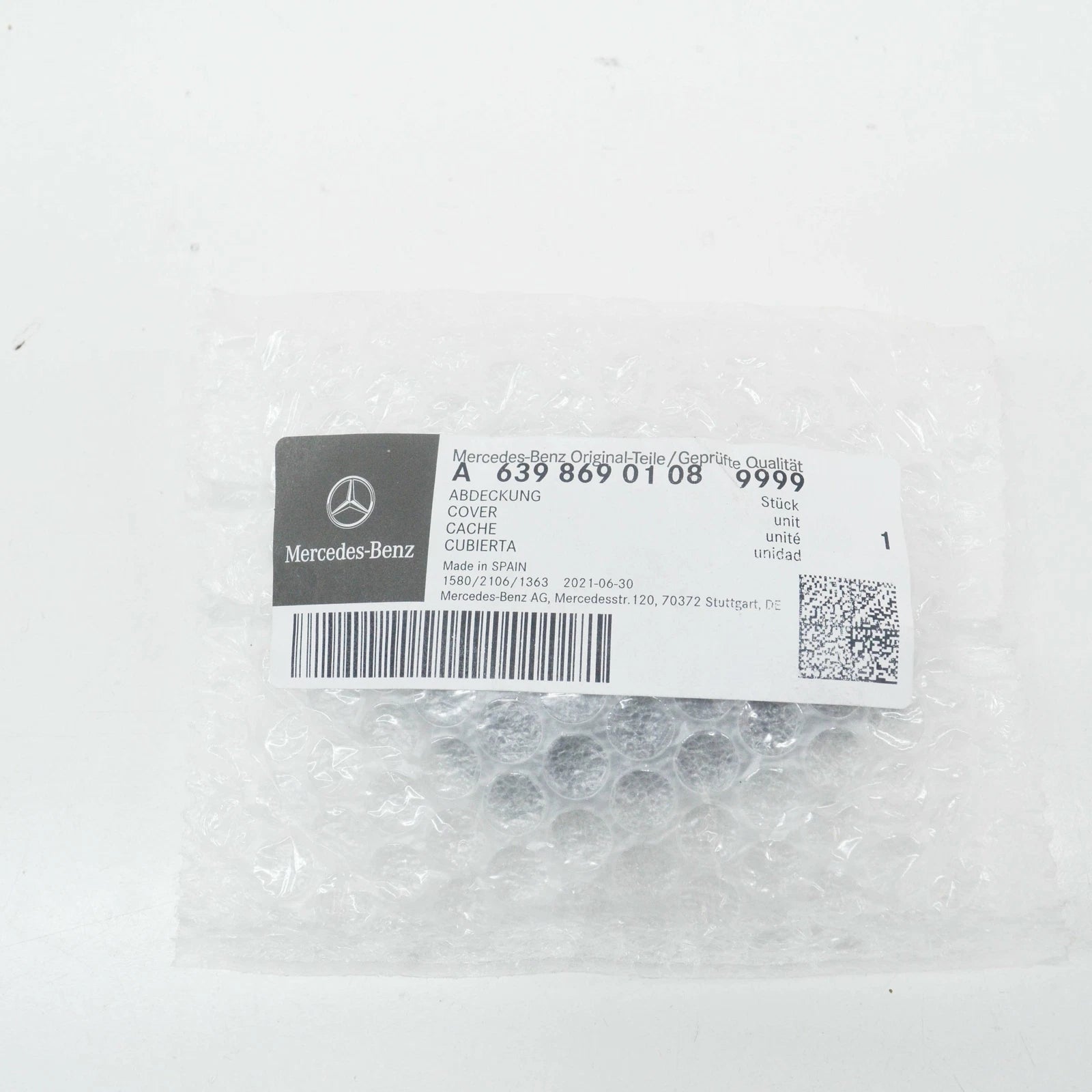 NEW MB VITO W639 RIGHT HEADLIGHT WASHER WIPER COVER CAP A63986901089999