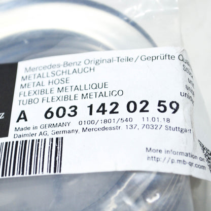 NEW MERCEDES BENZ SPRINTER W903 FLEXIBLE METAL TUBE A6031420259 ORIGINAL